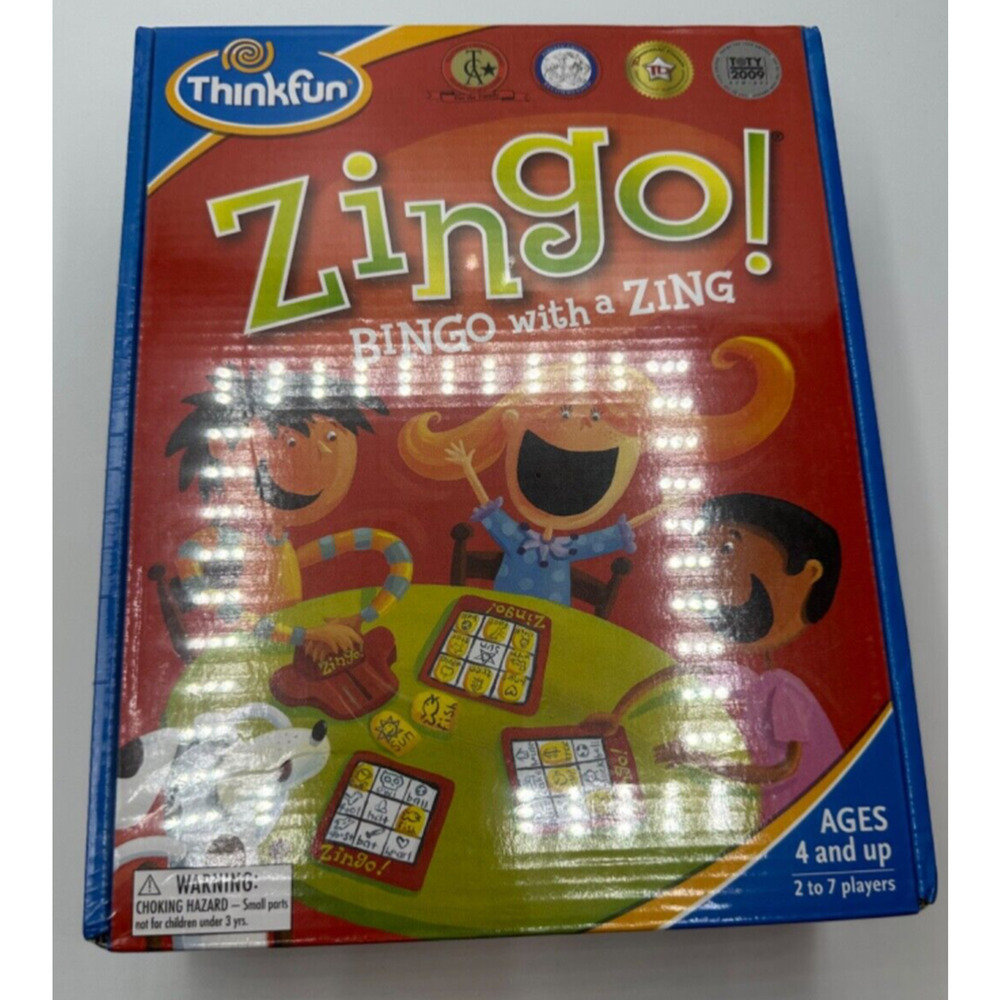 NEW ThinkFun Zingo!® Bingo with a Zing Award Winning Board Game Learning 2009